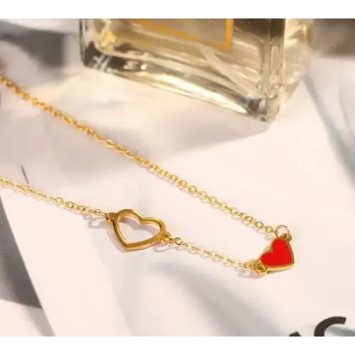 Luxury Red Heart Anklet
