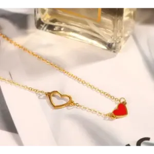 Luxury Red Heart Anklet