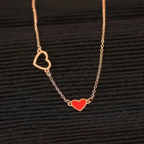Luxury Red Heart Anklet