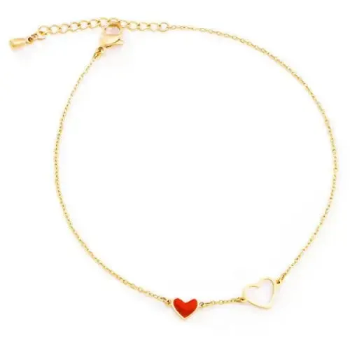 Luxury Red Heart Anklet