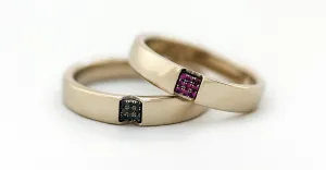Mens wedding bands with Diamonds