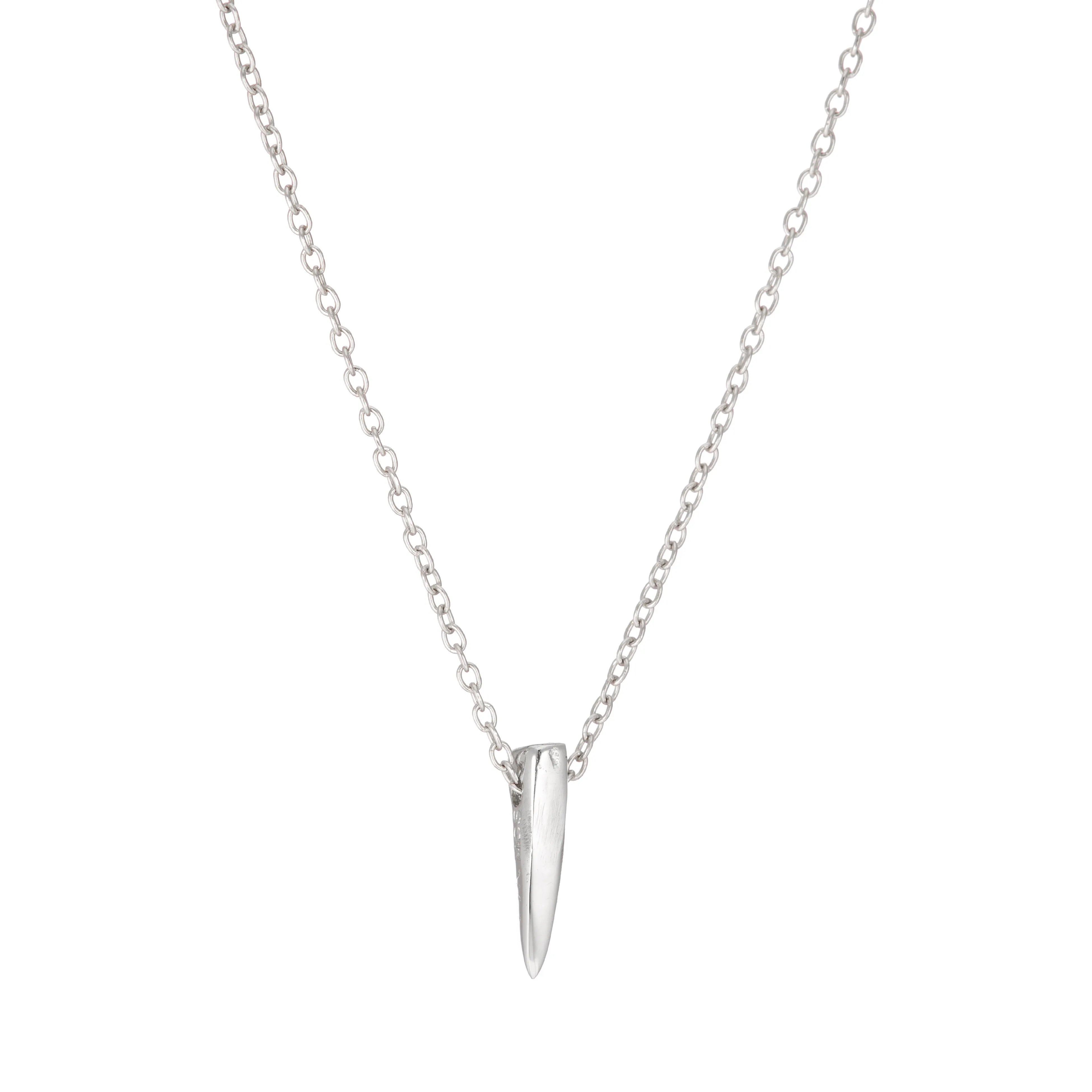 Mini Horn Necklace - Sterling Silver