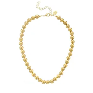 Mini Margaret Gold Bead Necklace