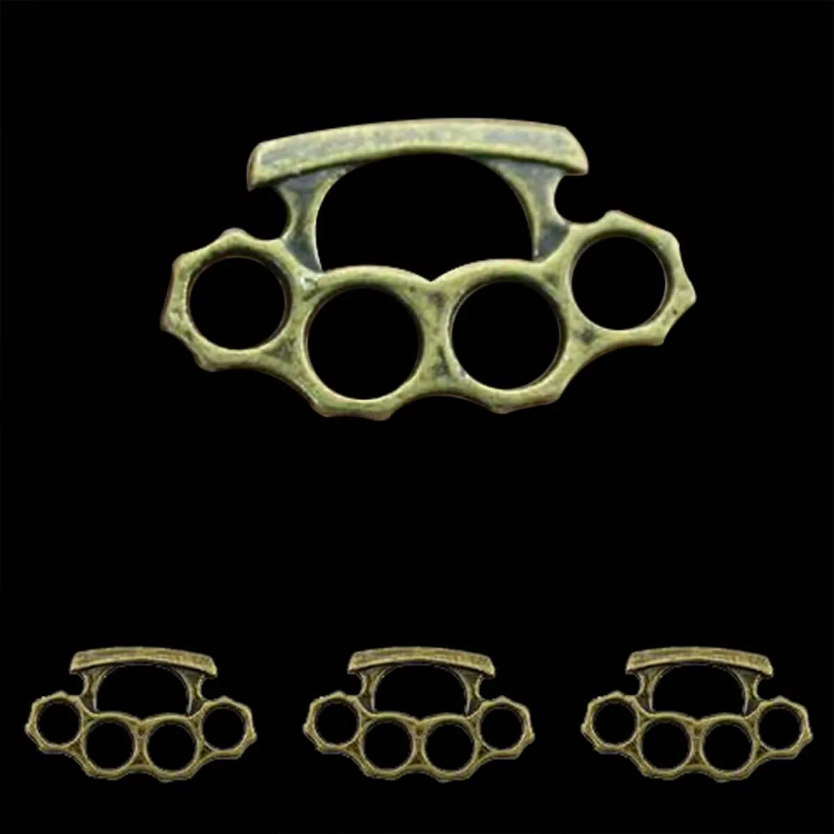 Miniature Brass Knuckle Pendants