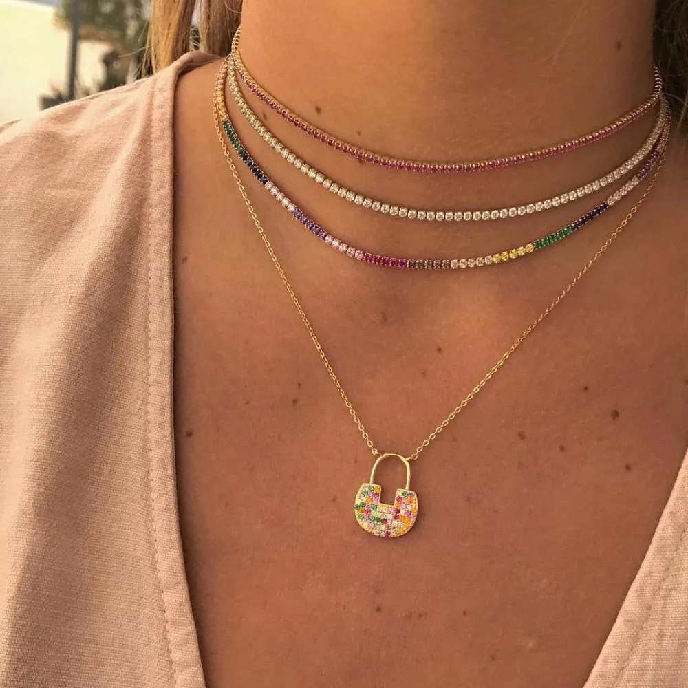 Minimalist Multicolor Choker
