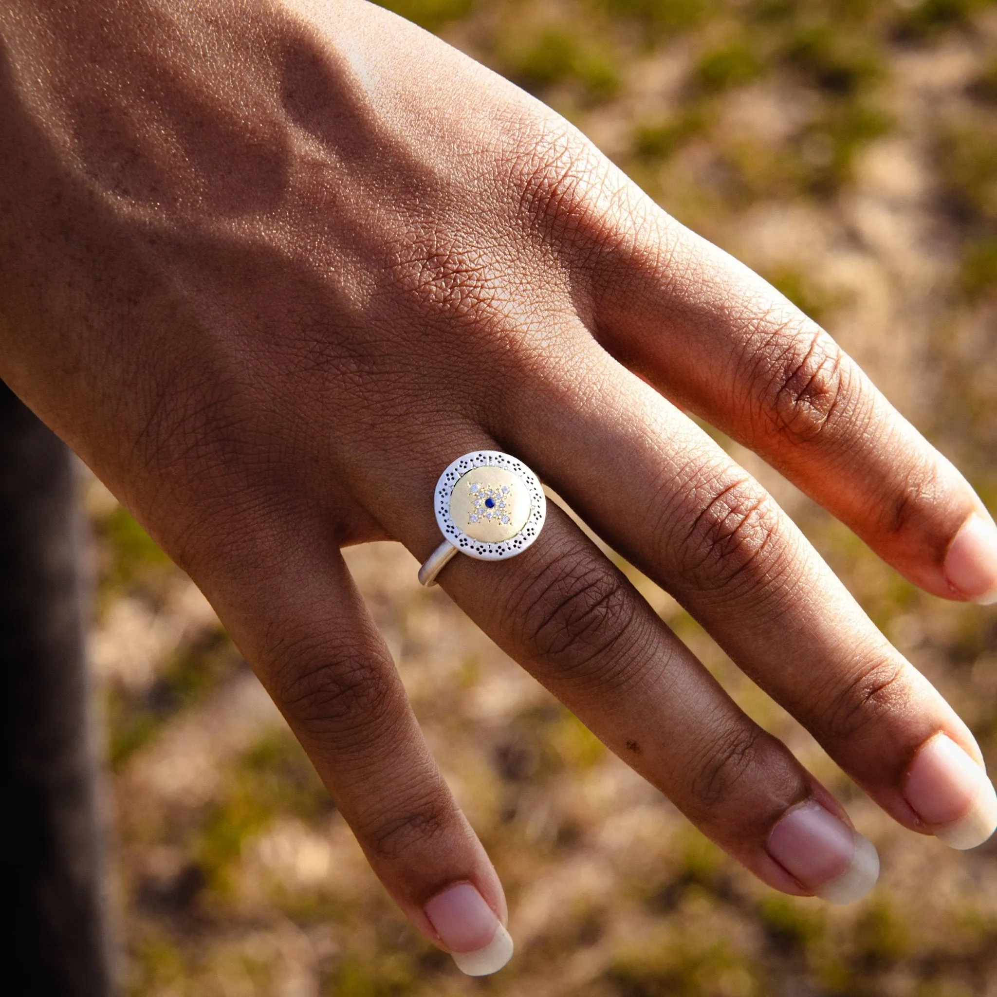 Mixed Gold & Silver "Seeds of Harmony" Ring