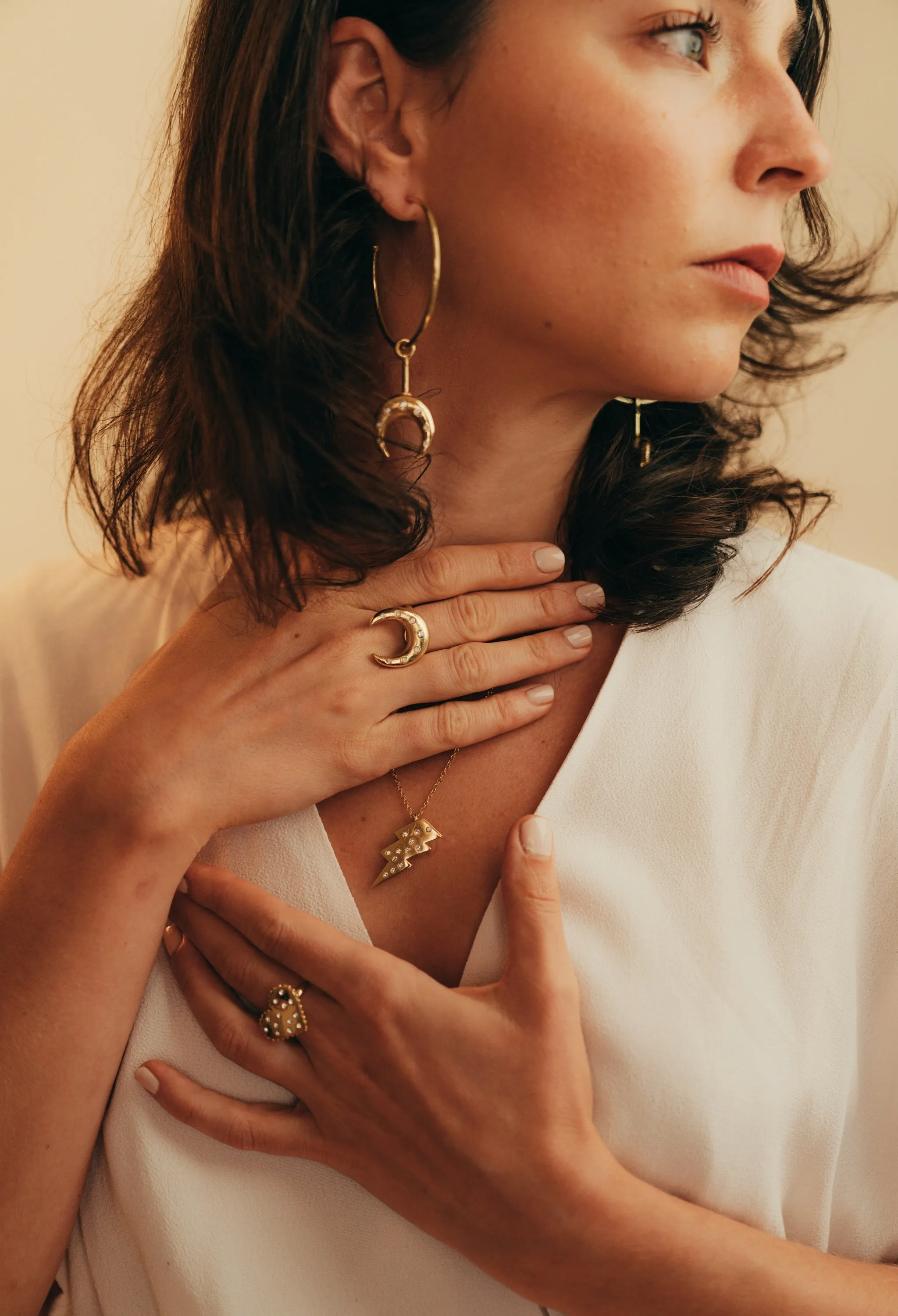Moon Earrings