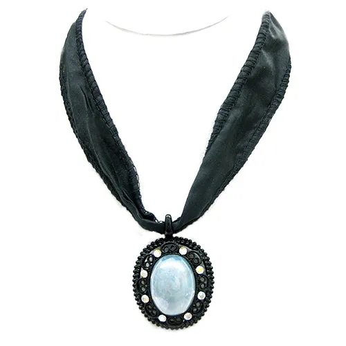 MULTI COLOR BLUE AND BLACK NECKLACES  #RN77941_MULTI (QF9)