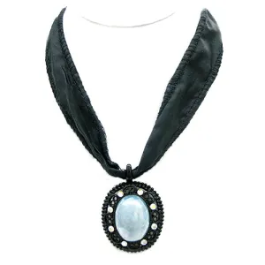 MULTI COLOR BLUE AND BLACK NECKLACES  #RN77941_MULTI (QF9)