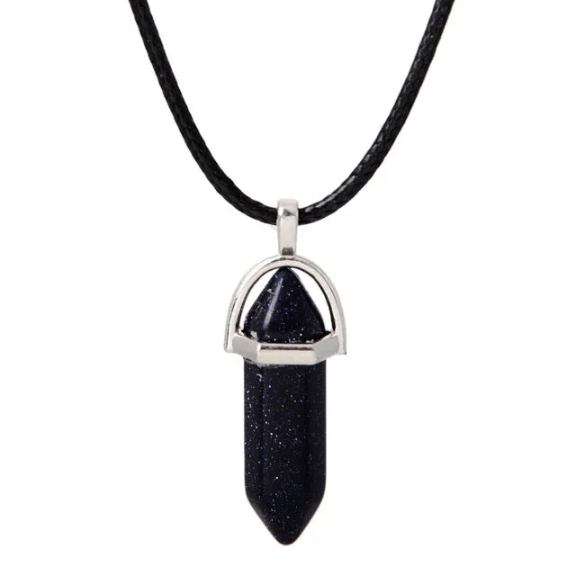 New Style Double Layer Black Velvet Chokers Fashion Punk Geometric Opal Pendants Necklaces For Women Boho Party Jewelry Gift