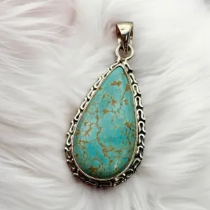Number 8 Solid 925 Sterling Silver Pendant