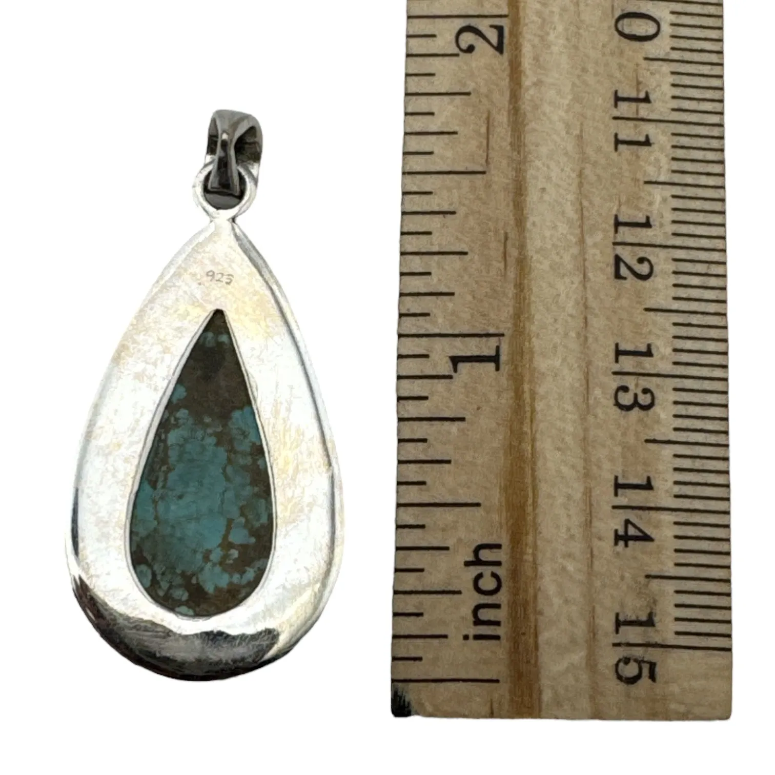 Number 8 Solid 925 Sterling Silver Pendant