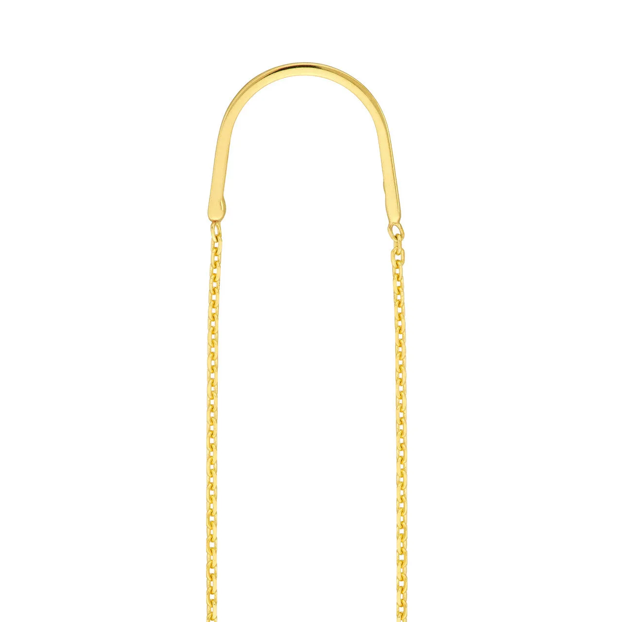 Open Marquise Threader Earrings