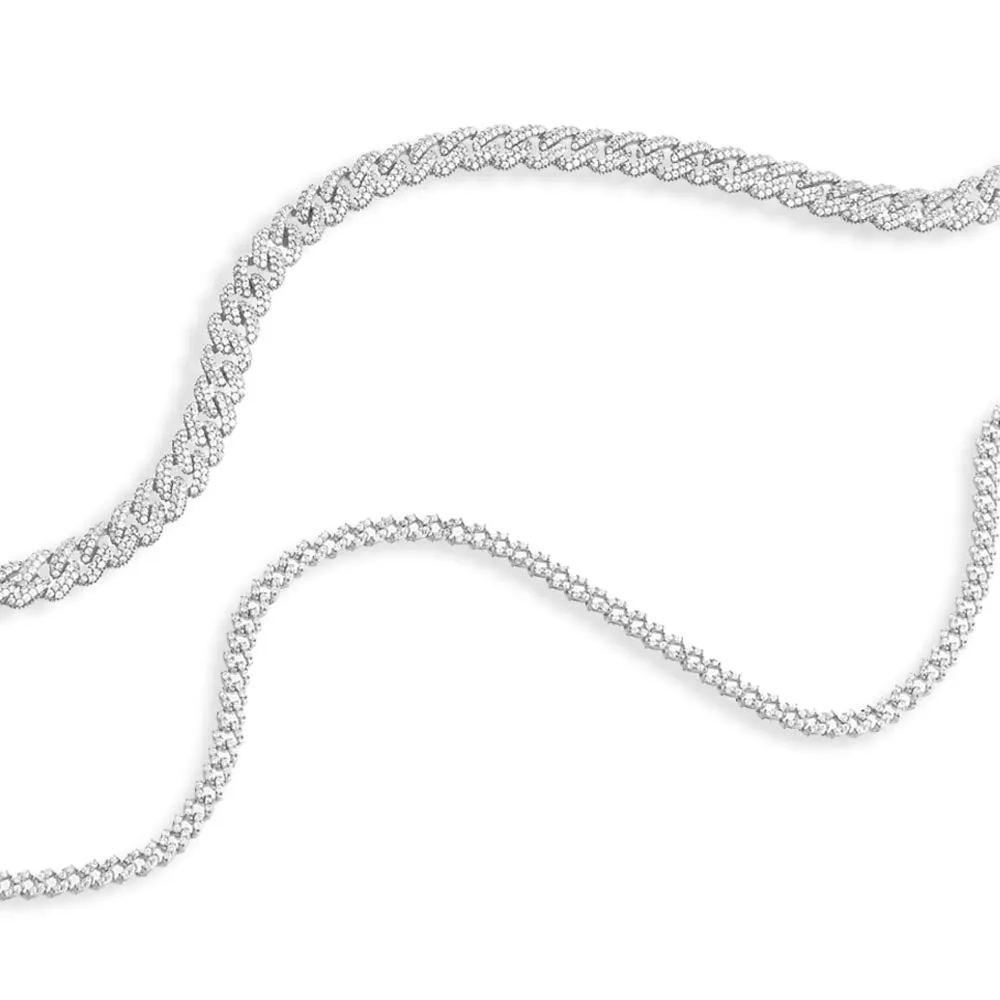 Pavé Double Chain Link Combo Set