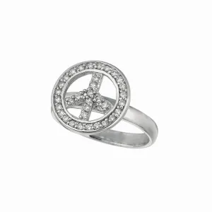 PEACE DIAMOND RING 14K GOLD (0.31 CTW)