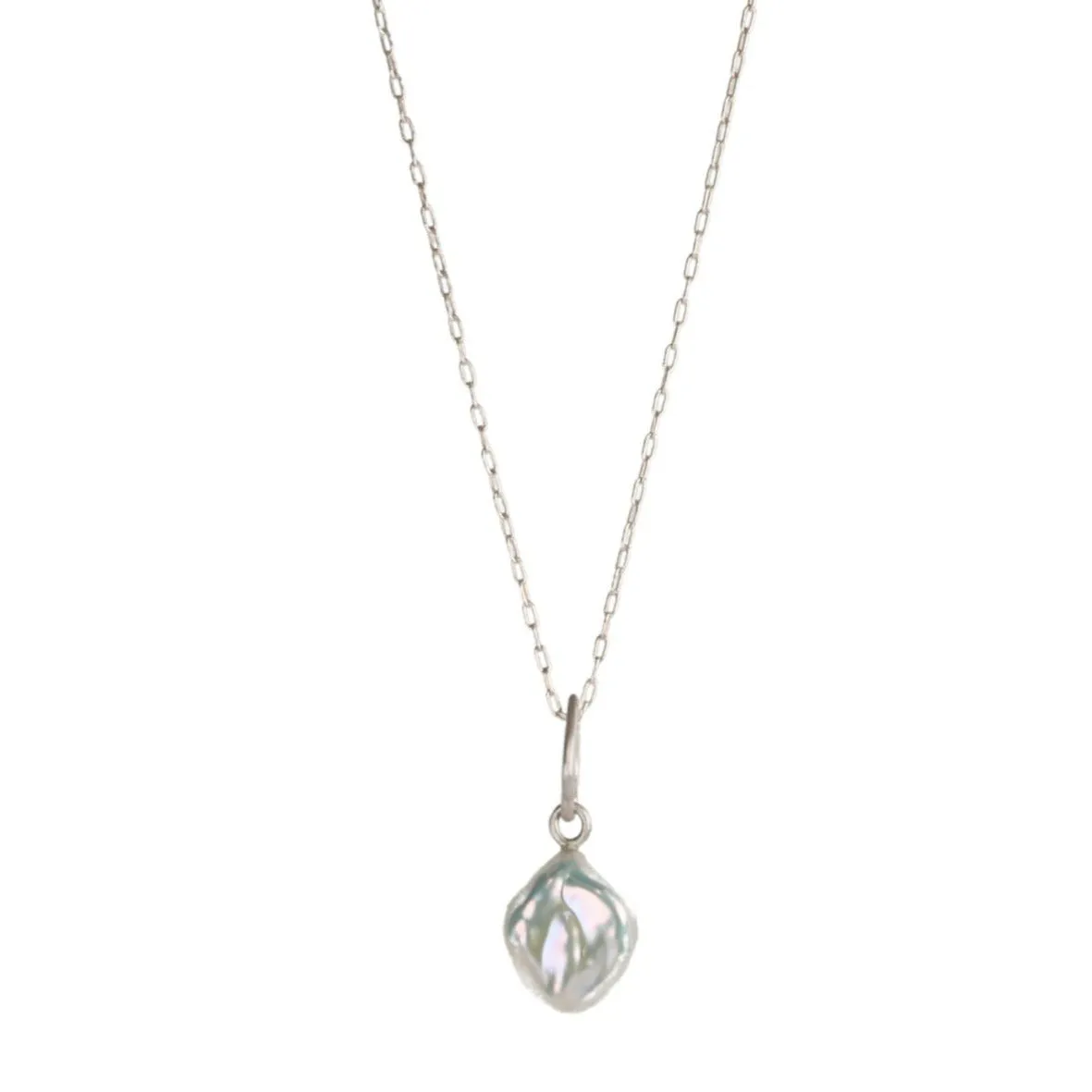 "Baspa" Keshi Pearl Pendant Necklace
