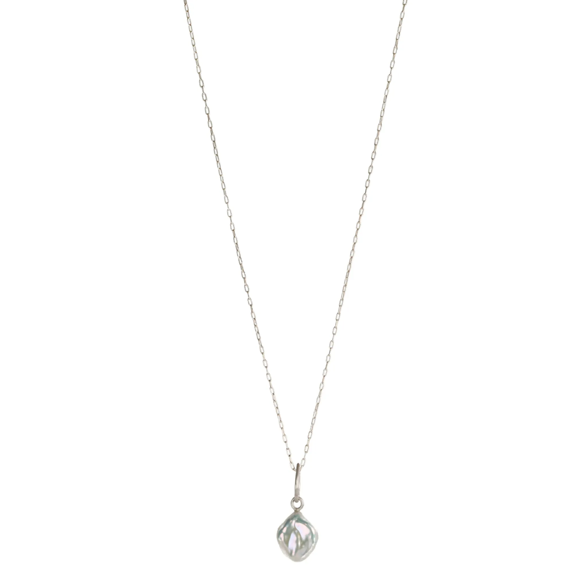 "Baspa" Keshi Pearl Pendant Necklace