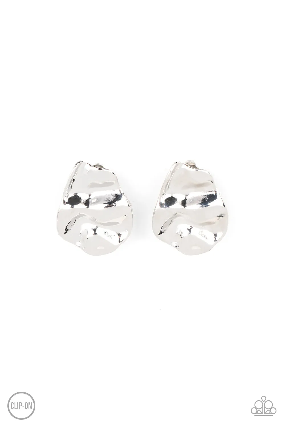 Raise the RUCHE - Silver Clip-On Earring