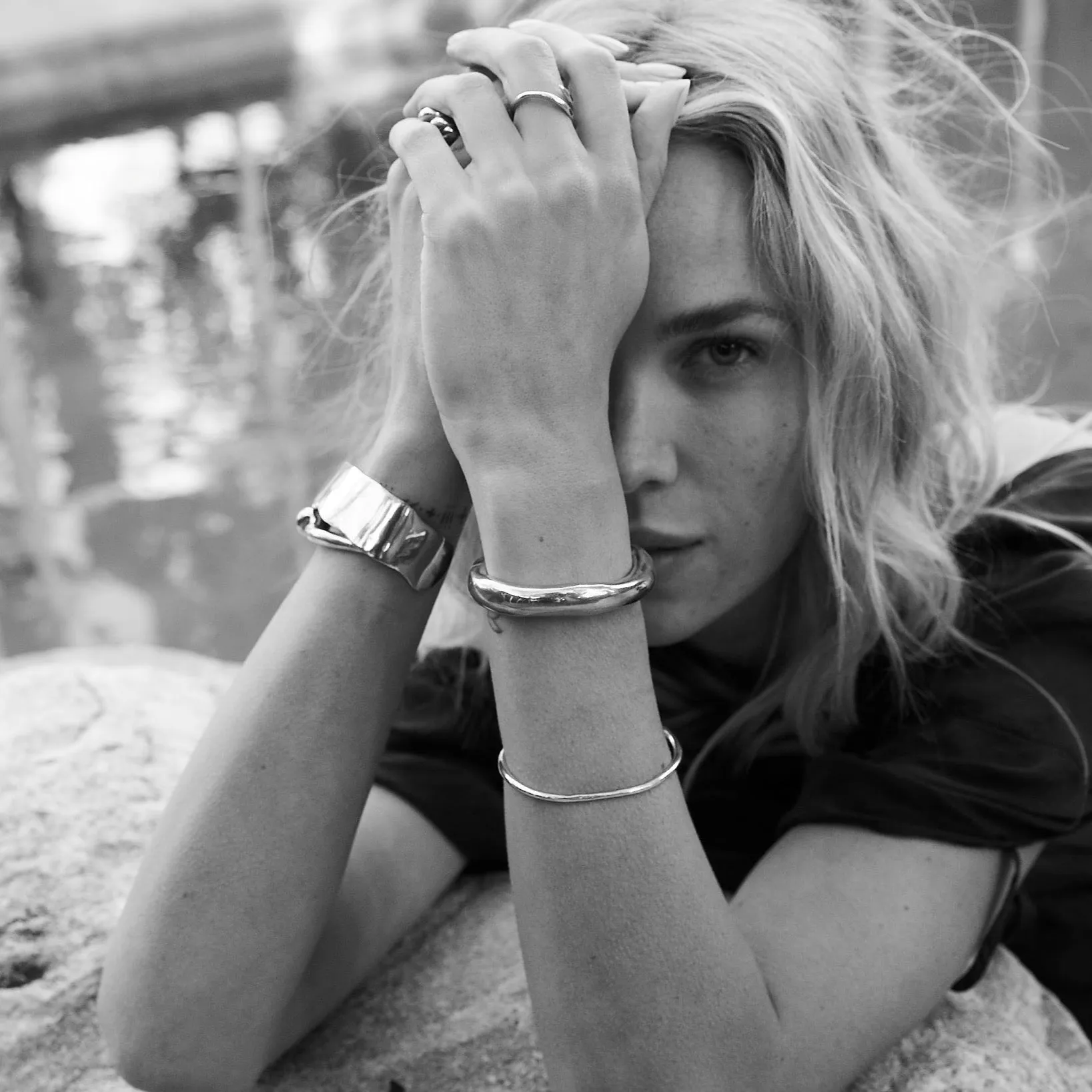 Raw Extra Thin Cuff - Rose Gold