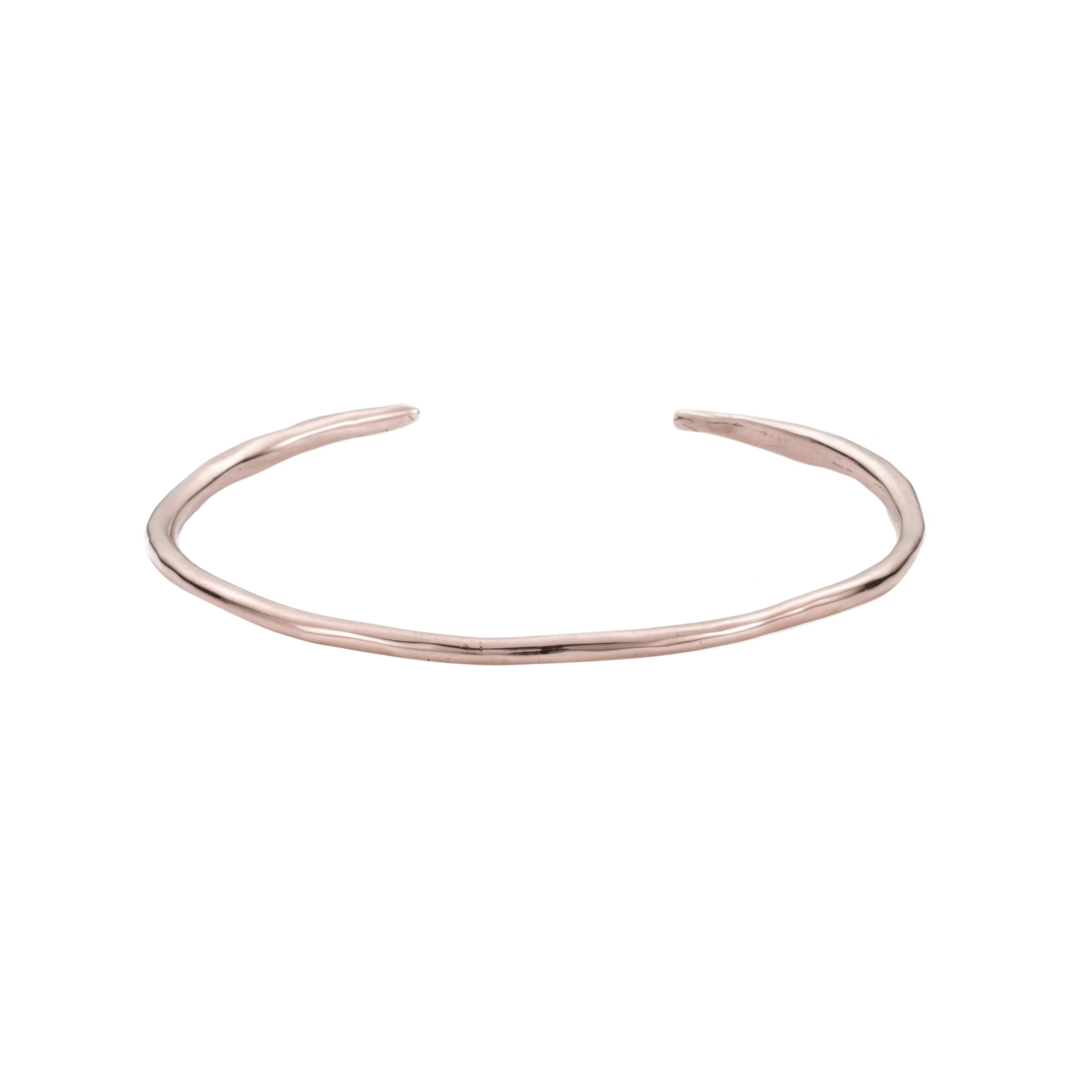 Raw Extra Thin Cuff - Rose Gold
