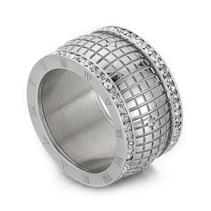 Retro Roman Numeral Ring Gold For Women Jewelry