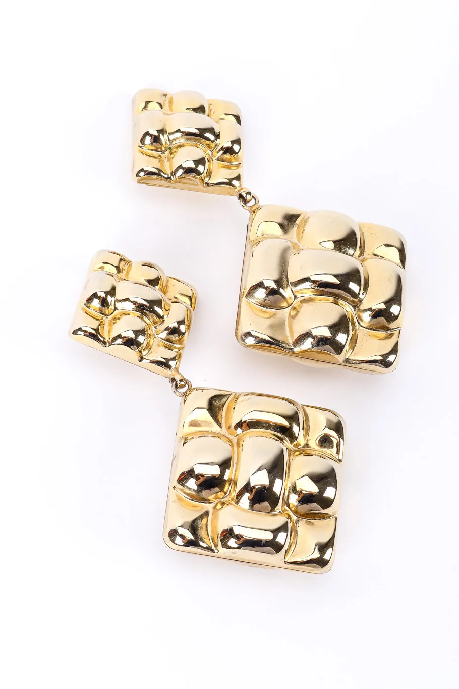 Rhombus Bubble Drop Earrings