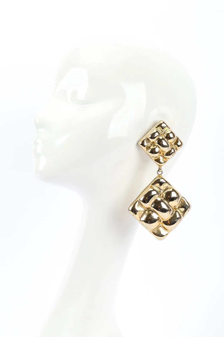 Rhombus Bubble Drop Earrings