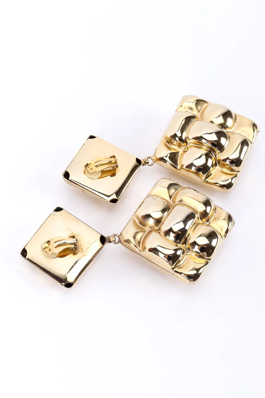 Rhombus Bubble Drop Earrings
