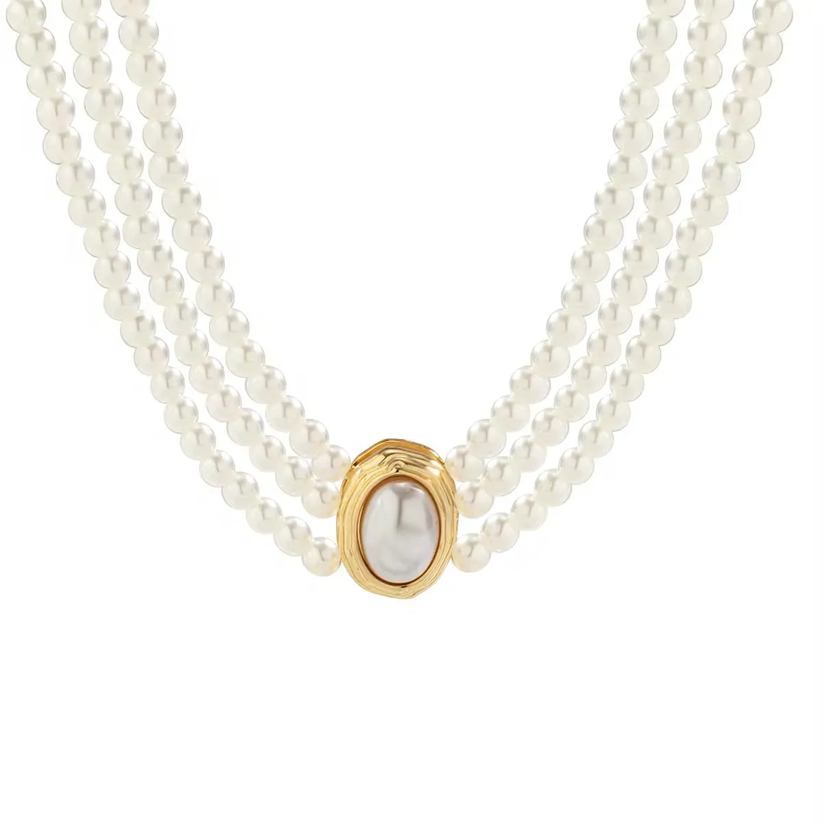 Romantic White Choker Necklace