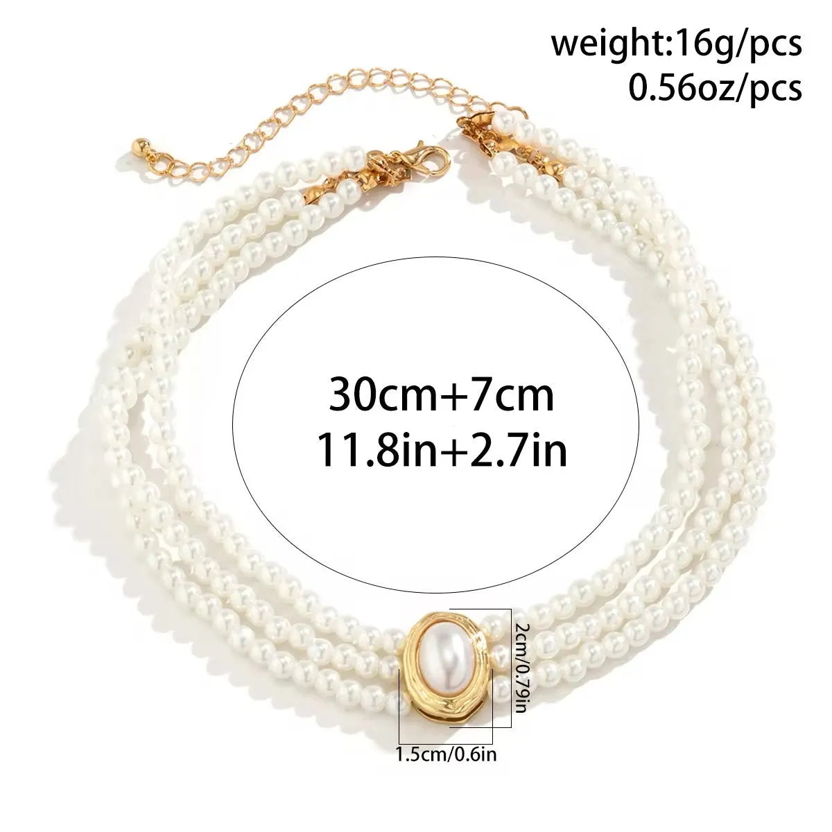 Romantic White Choker Necklace