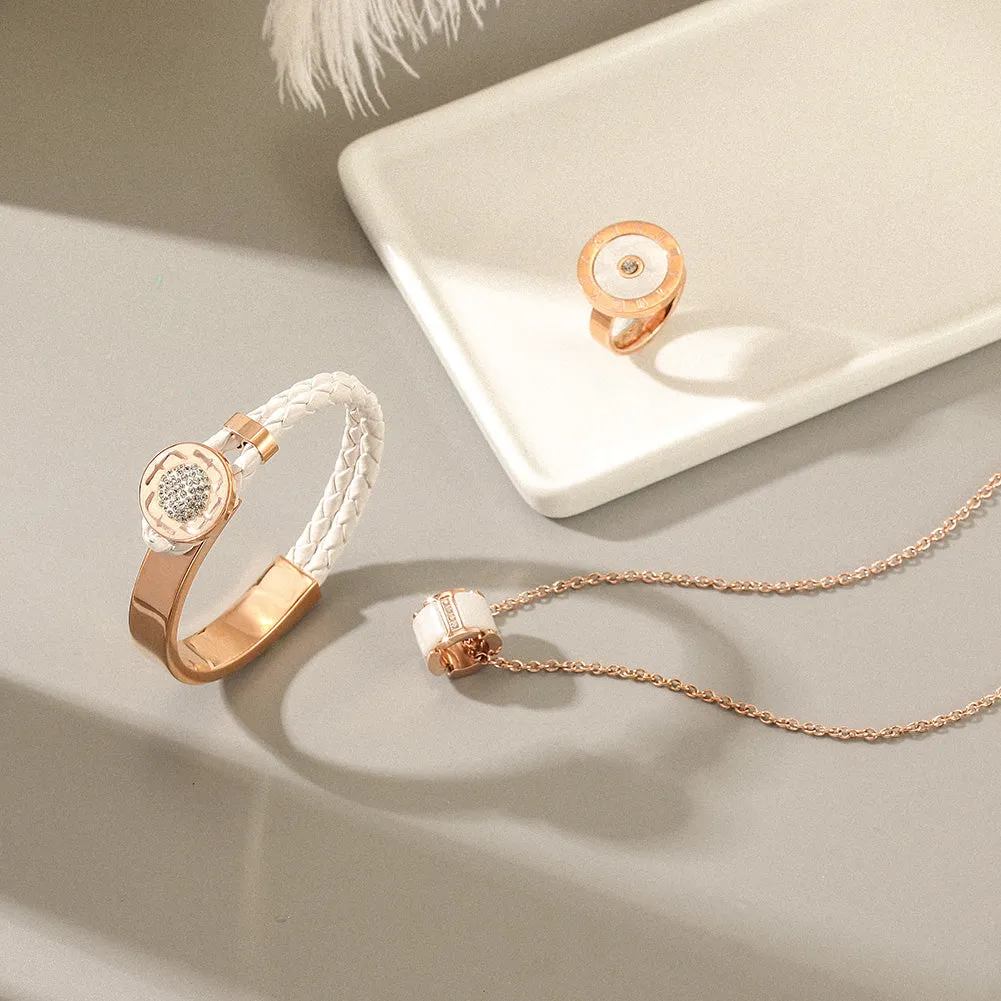 ROUND CZ PENDANT NECKLACE
