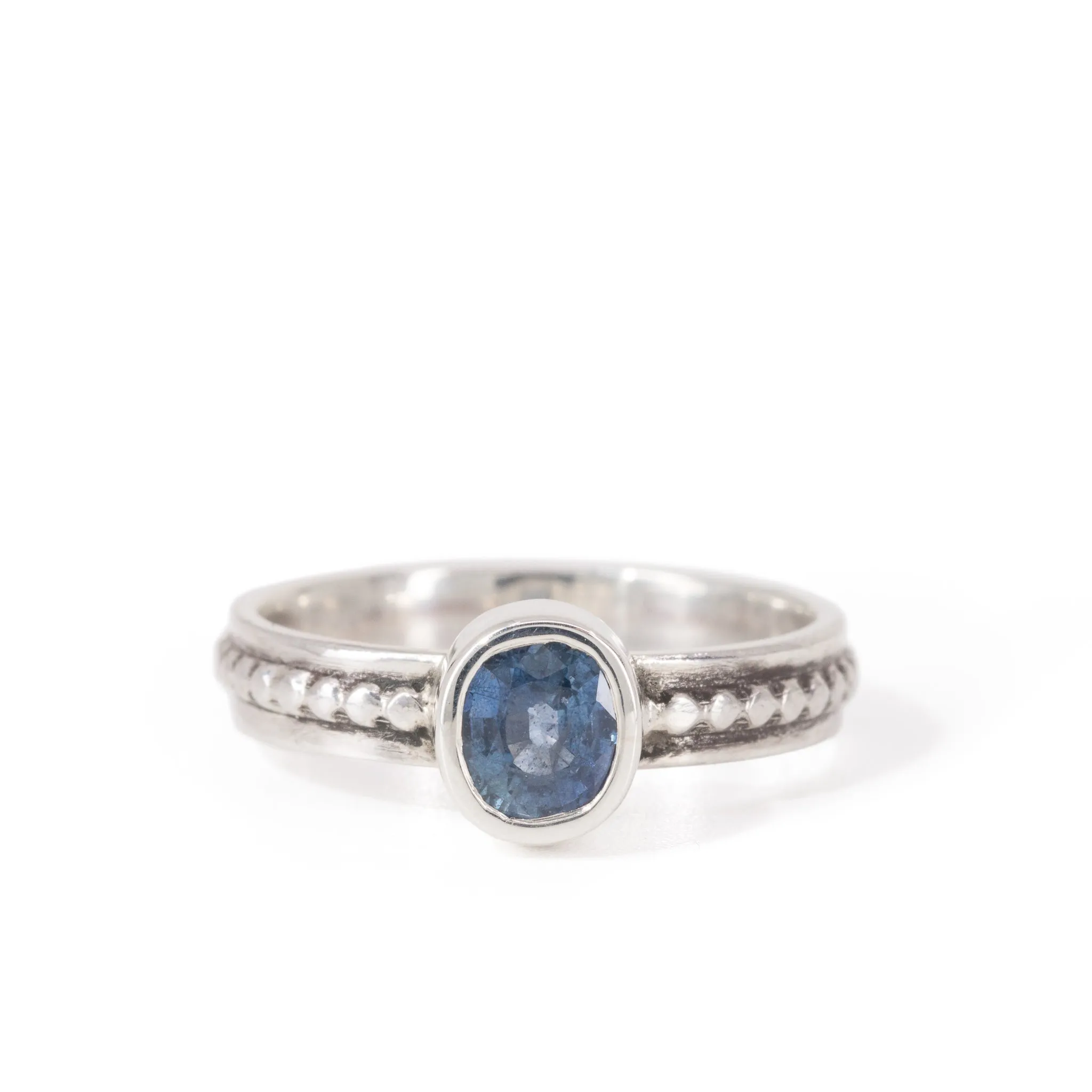 Sapphire 1.59 Carat Sterling Silver Handcrafted Gemstone
