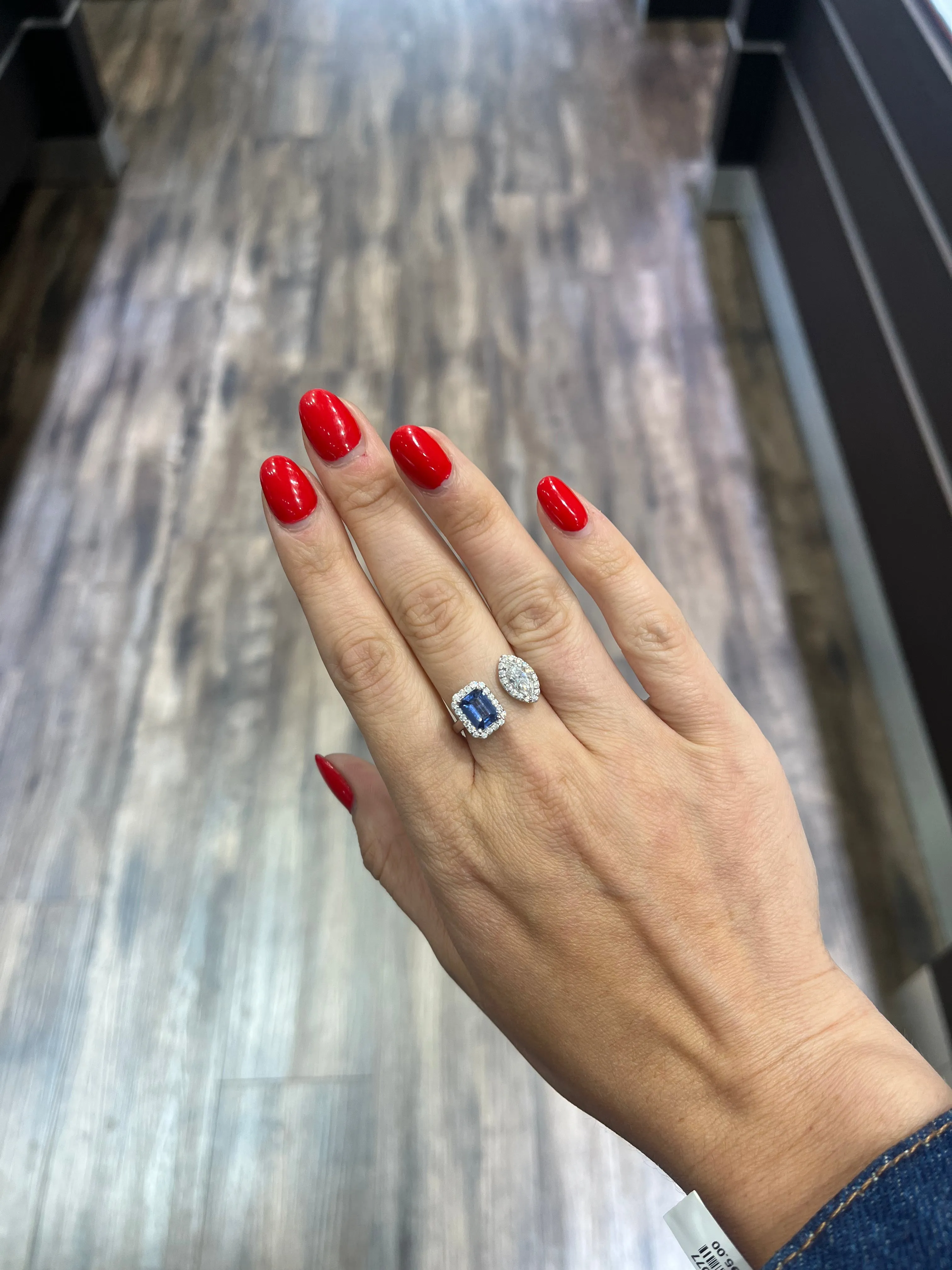 Sapphire & Diamond Ring