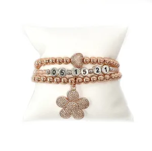 Set The Date Stack Of Bracelets
