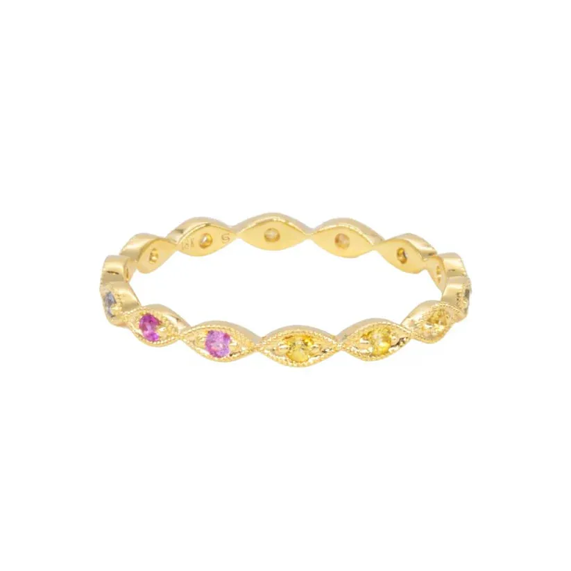 Sethi Couture Rainbow Sapphire Eleanor Band