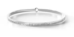 SHE REMEMBERED WHO SHE WAS AND THE GAME CHANGED  - SILVER
