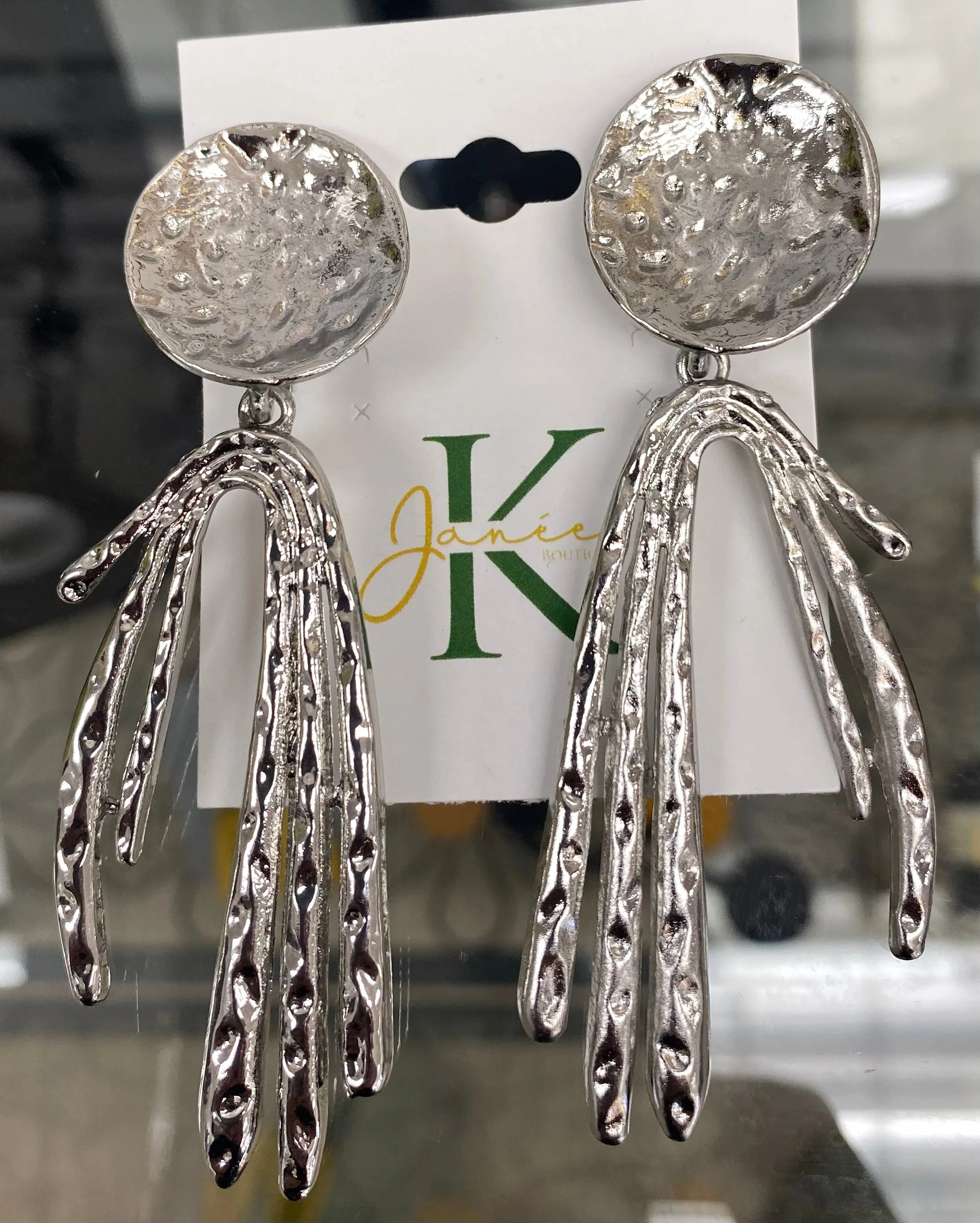 Silver Clip on Earrings