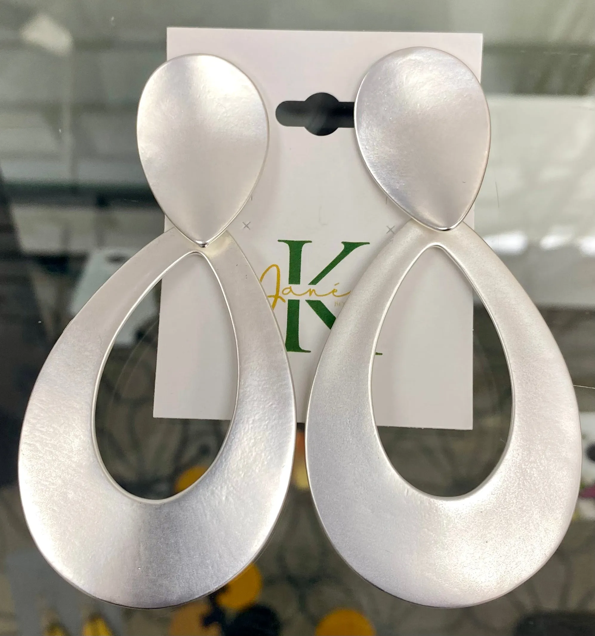 Silver Clip on Earrings