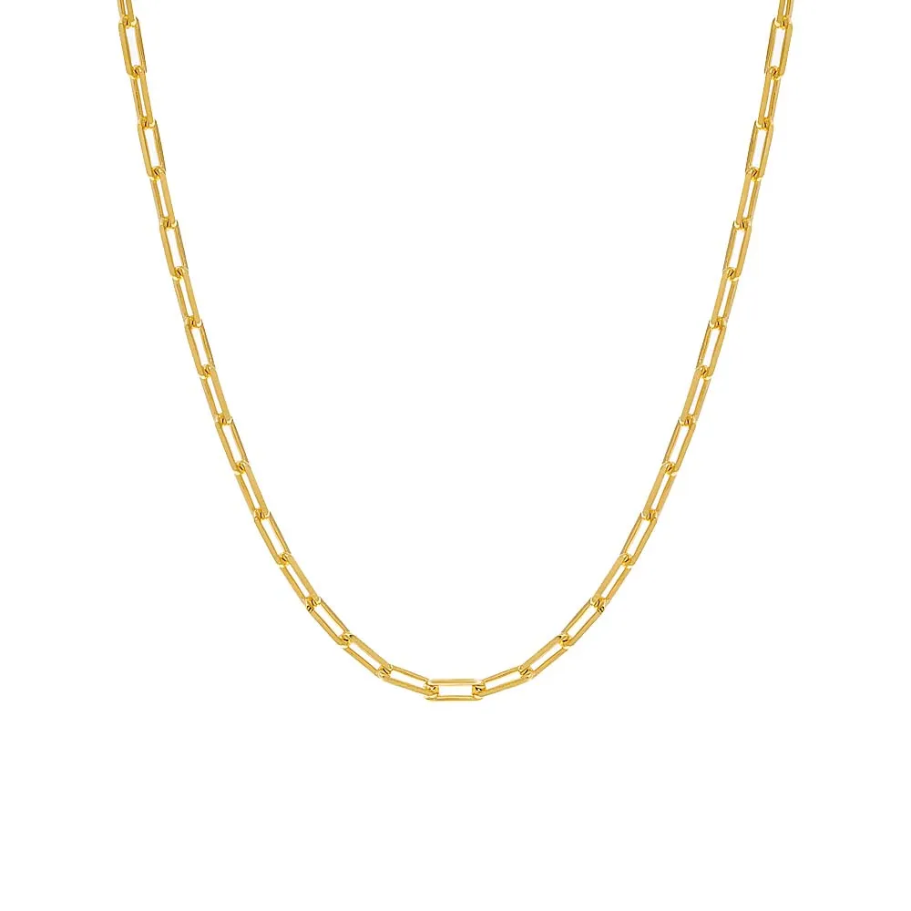 Small Paperclip Link Necklace