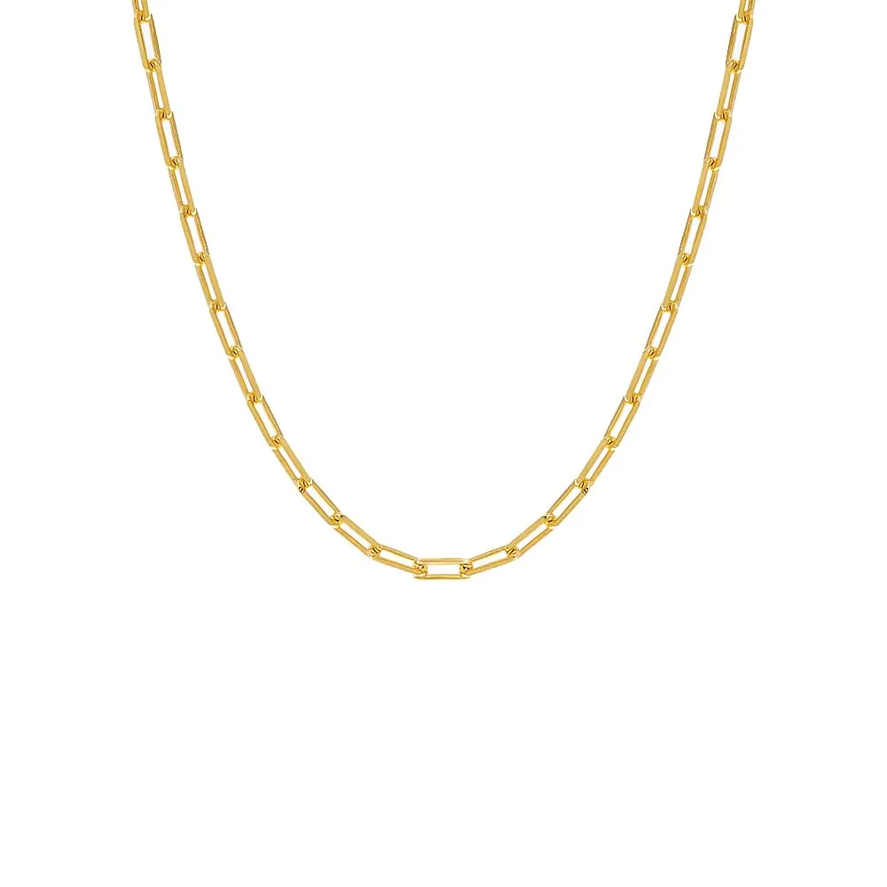 Small Paperclip Link Necklace