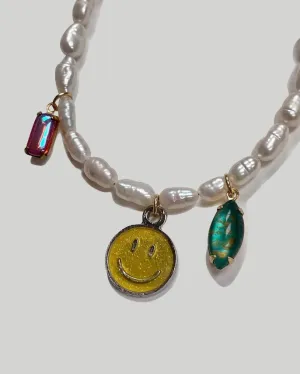 Smiley Pearl Necklace