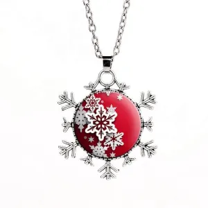 Snowflake Sweater Necklace
