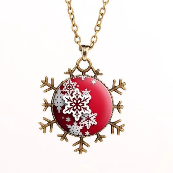 Snowflake Sweater Necklace