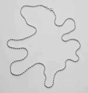Southern Gates Sterling Silver 1.8mm Rice Bead Chain KAR512, 18" (81144)