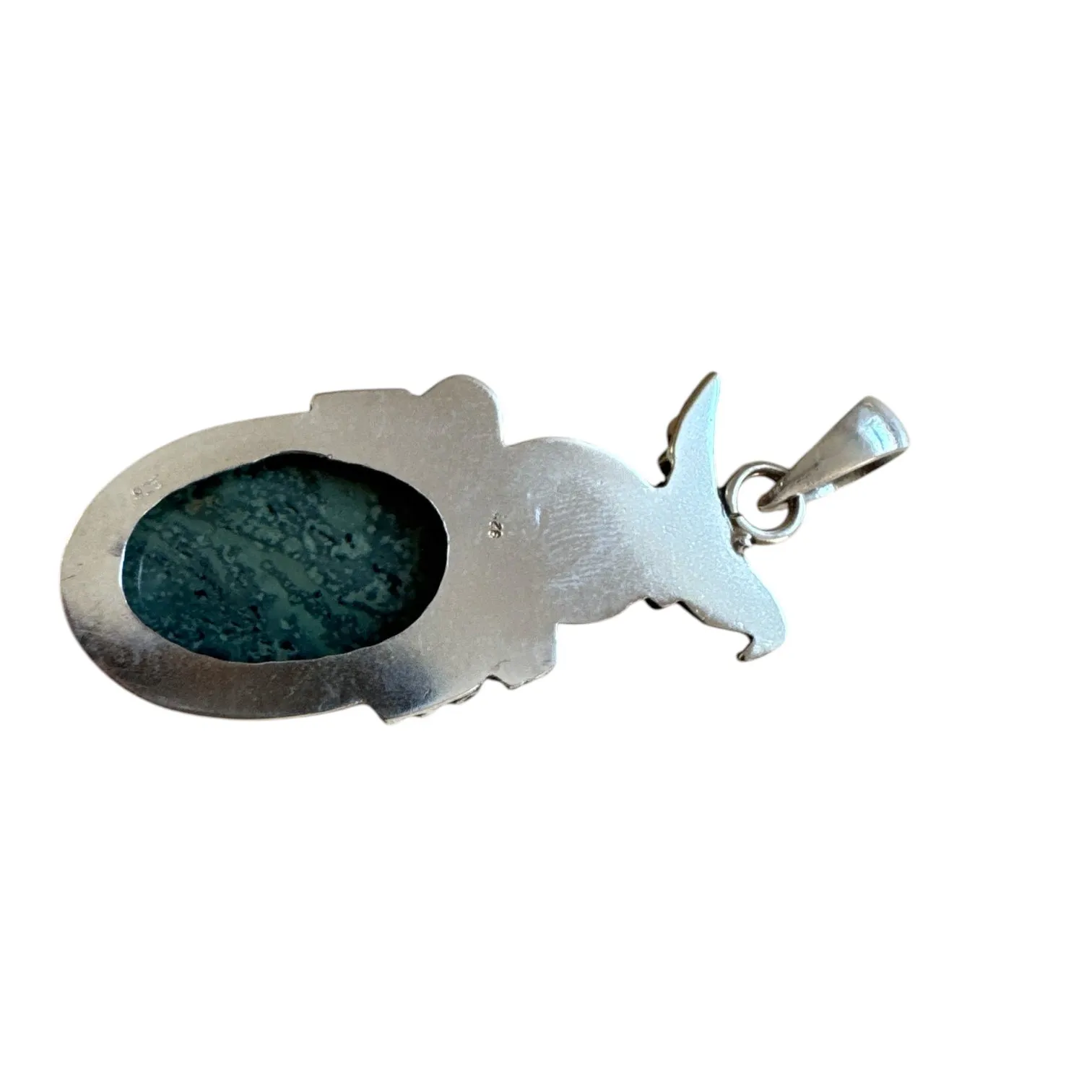 Star Galaxy Jasper Solid 925 Sterling Silver Pendant