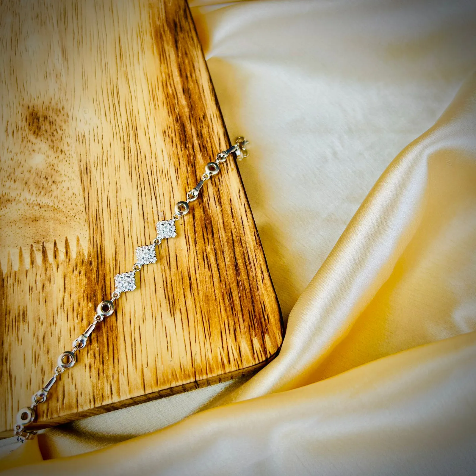 Starry Silver Trio Bracelet