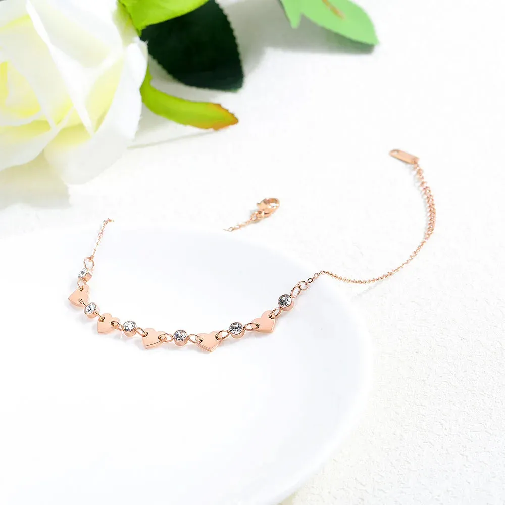 Titanium Steel Bohemia Holiday Beach Chain & Link Anklets For Women Girls