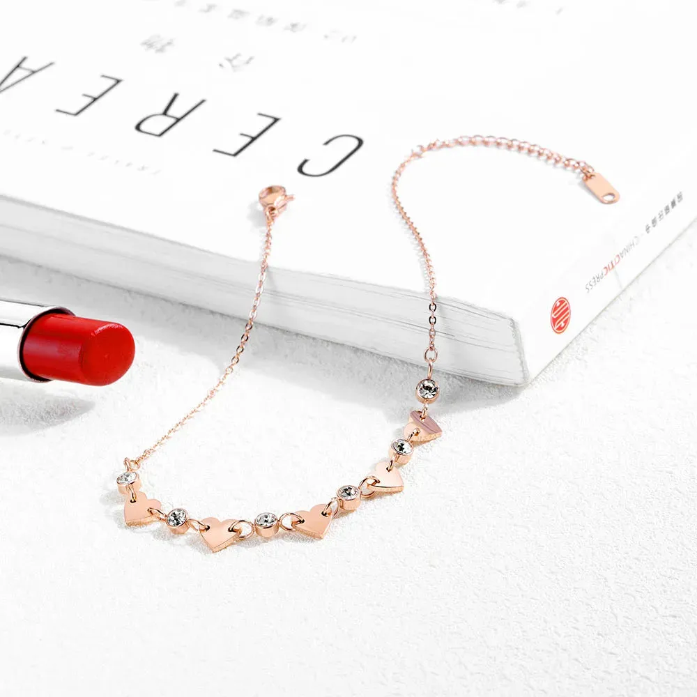 Titanium Steel Bohemia Holiday Beach Chain & Link Anklets For Women Girls