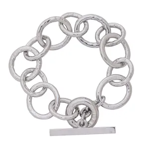 Toggle Bracelet- Sterling Silver  (266CS)