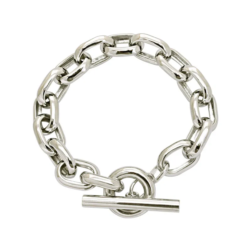 Toggle Bracelet- Sterling Silver